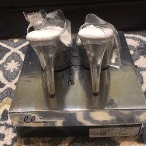 Brand New Clear Bottom Heels 😍